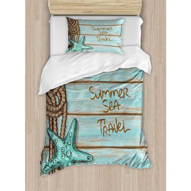 Summer Travel Duvet Cover Set