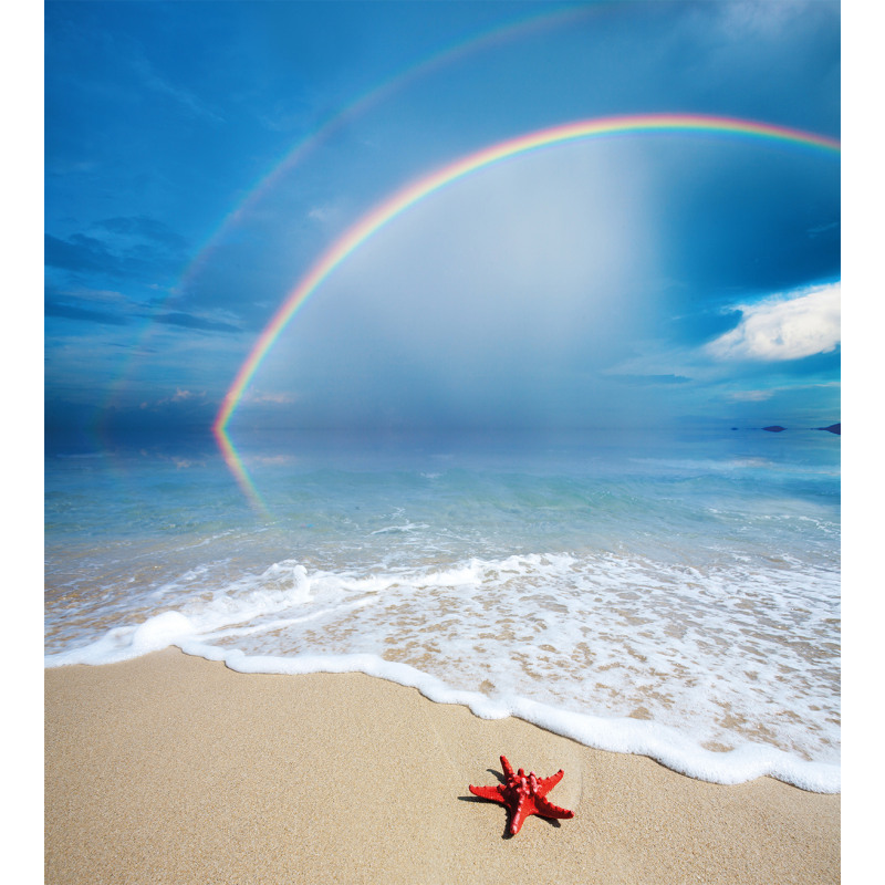 Rainbow Ocean Duvet Cover Set