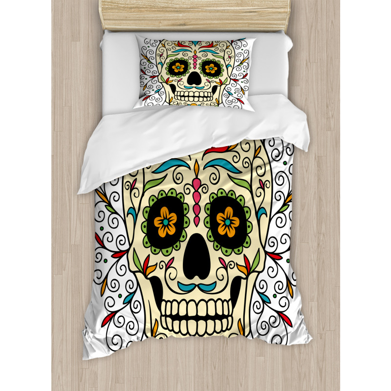 Calavera Featured Duvet Cover Set