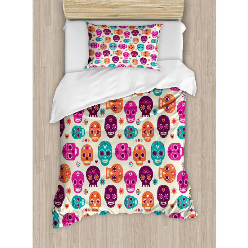 Hearts Flora Duvet Cover Set