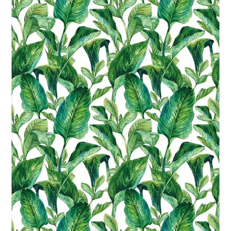 Watercolored Banana Tree Duvet Cover Set