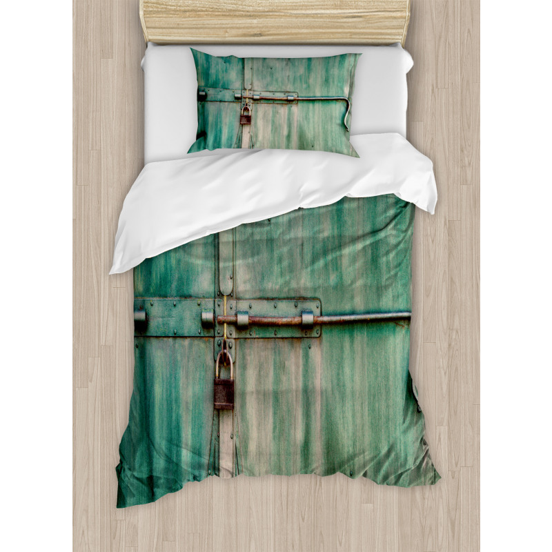 Old Closed Door Duvet Cover Set