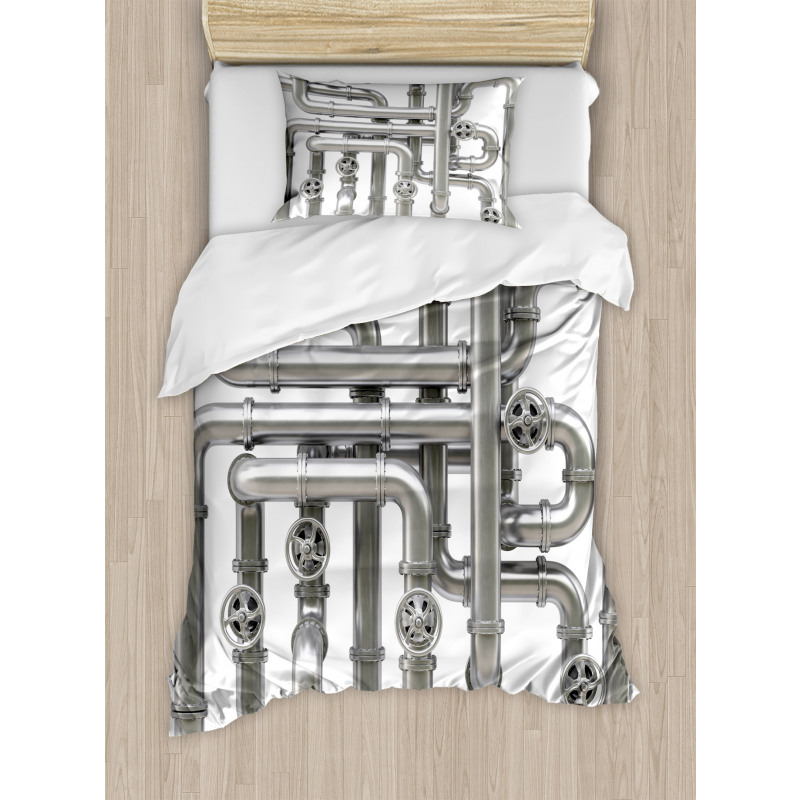 Maze of Pipes Duvet Cover Set