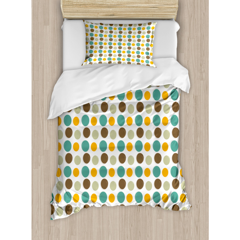 Colorful Abstract Dots Duvet Cover Set