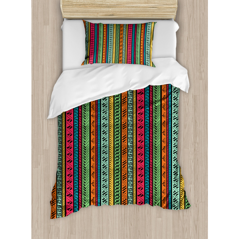 Native Borders Duvet Cover Set