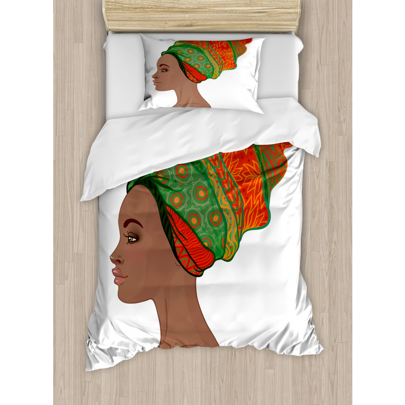 Young Afro Beauty Duvet Cover Set