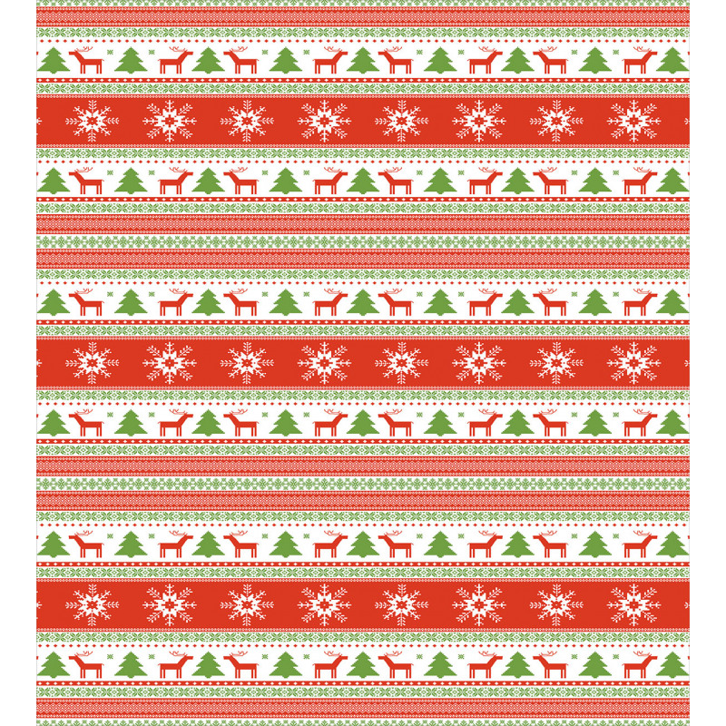 Reindeer Snowflake Duvet Cover Set