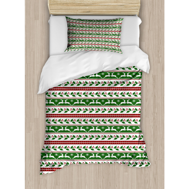 Reindeers Borders Duvet Cover Set