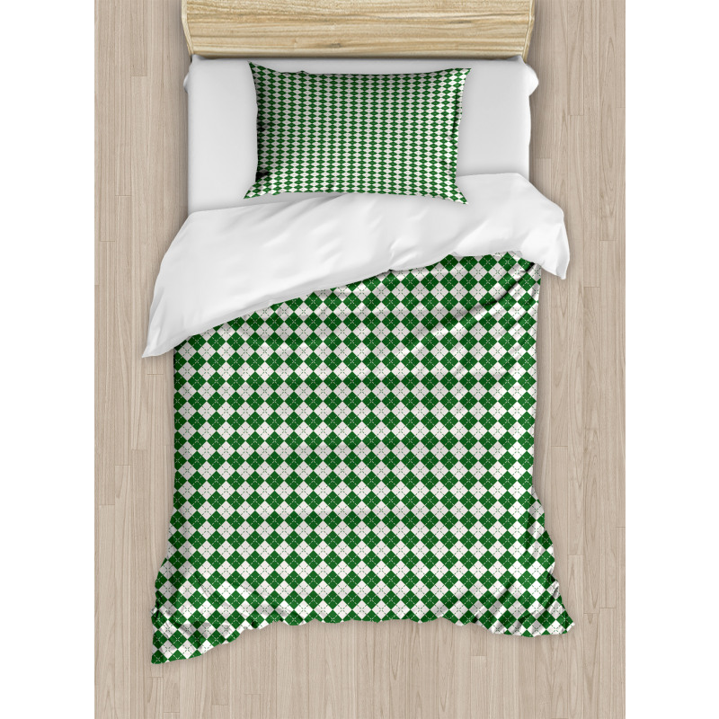 Retro Argyle Duvet Cover Set