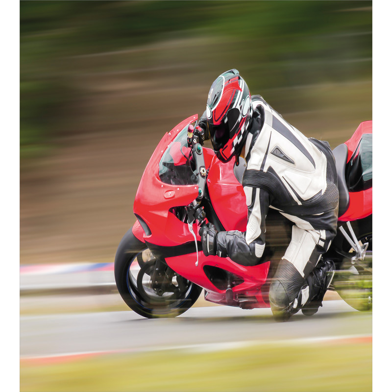 Motorbike Race Speed Duvet Cover Set