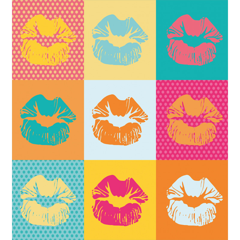 Fashion Kiss Love Design Duvet Cover Set