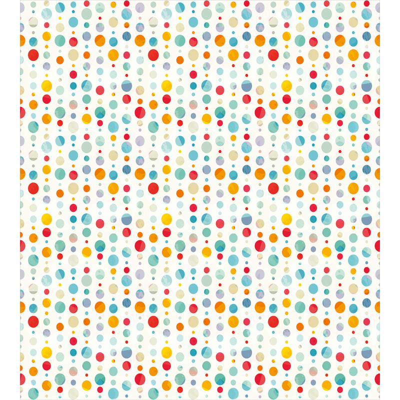 Colorful Large Dots Duvet Cover Set