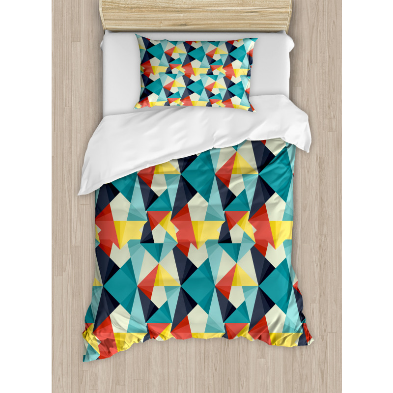 Colorful Fractal Duvet Cover Set