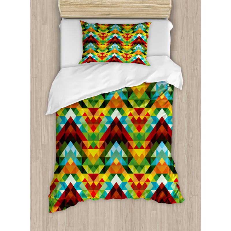 Abstract Optic Pattern Duvet Cover Set