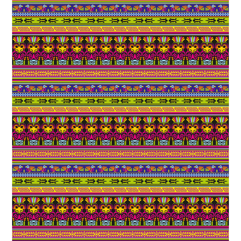 Aztec Borders Duvet Cover Set