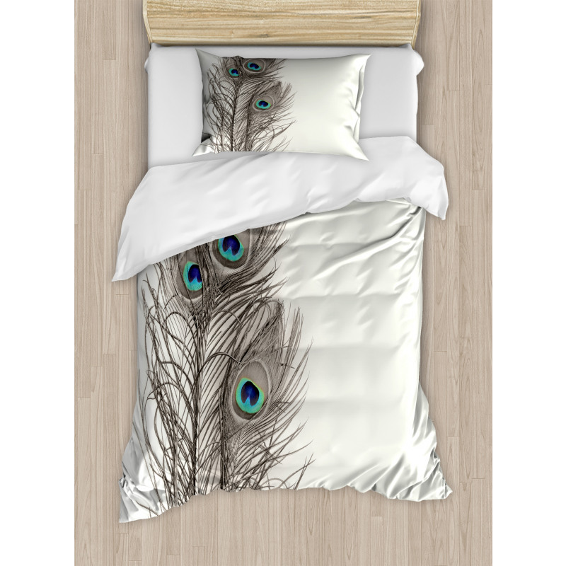 Feathers of Exotic Bird Duvet Cover Set