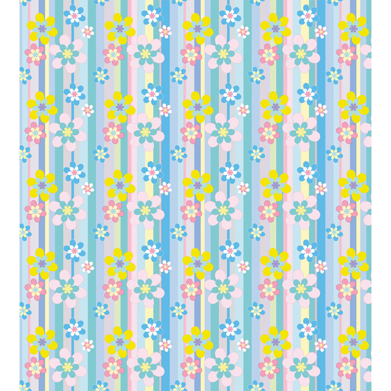 Abstract Spring Daisies Duvet Cover Set