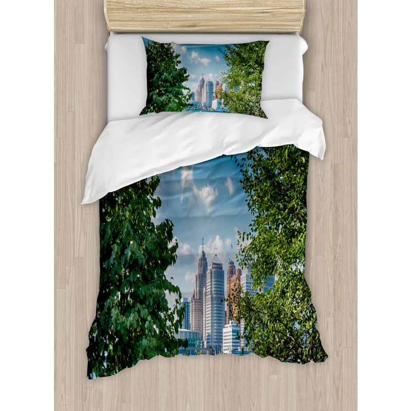 Summer Afternoon River Duvet Cover Set