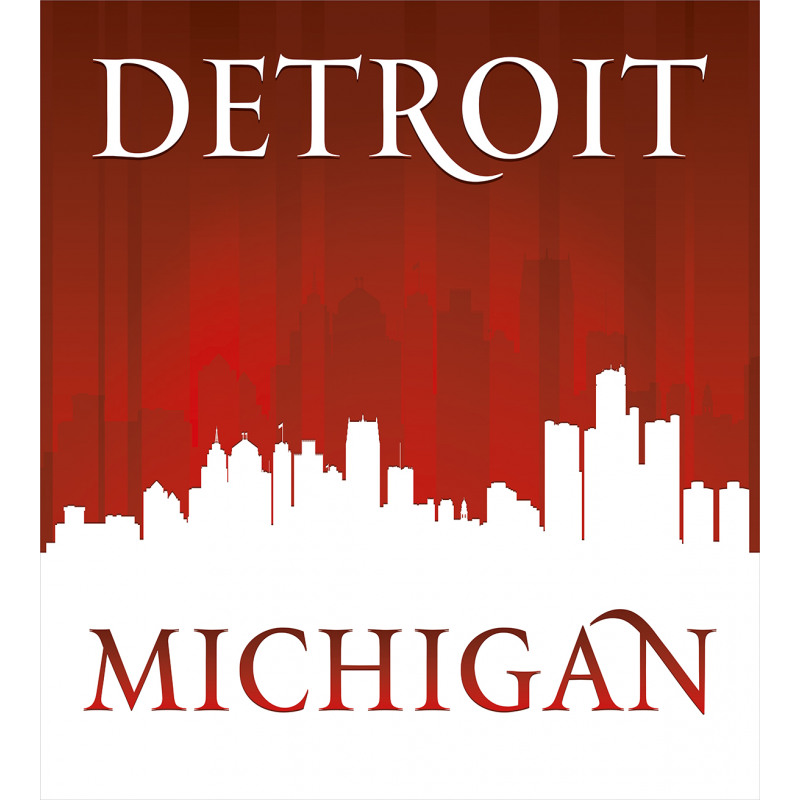 Michigan City Letters Duvet Cover Set
