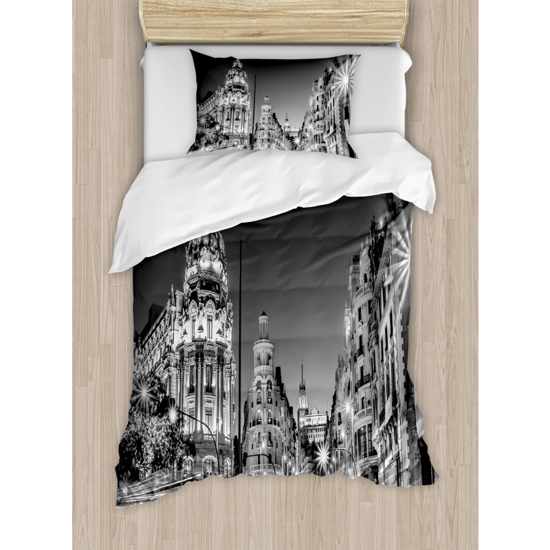 Madrid at Night Duvet Cover Set