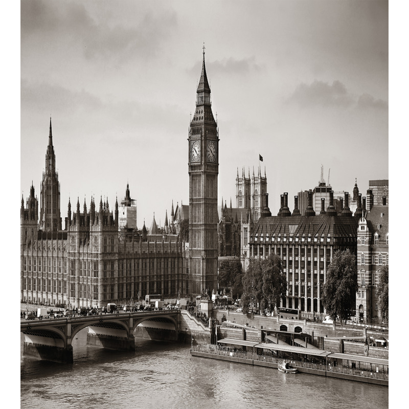 Westminster with Big Ben Duvet Cover Set