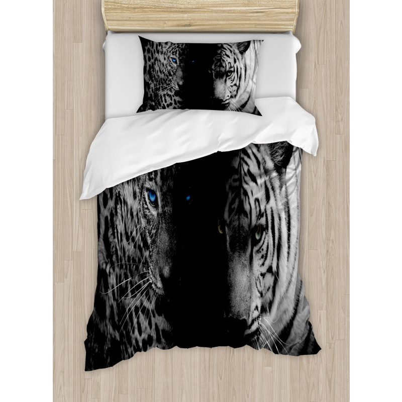 Wild Leopards Duvet Cover Set