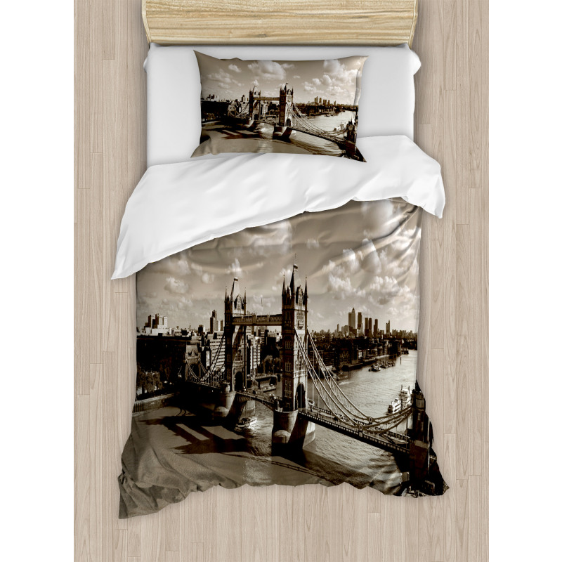 Tower Bridge and the Sky Duvet Cover Set