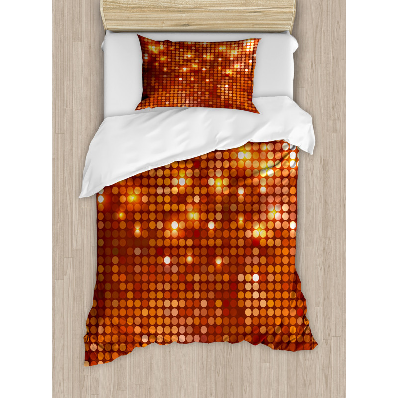 Vivid Dots Mosaic Duvet Cover Set