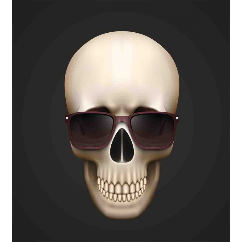 Funny Glass Skeleton Head Duvet Cover Set