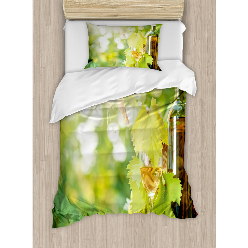 Young Vine Green Spring Duvet Cover Set