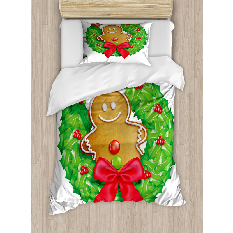 Xmas Wreath Duvet Cover Set