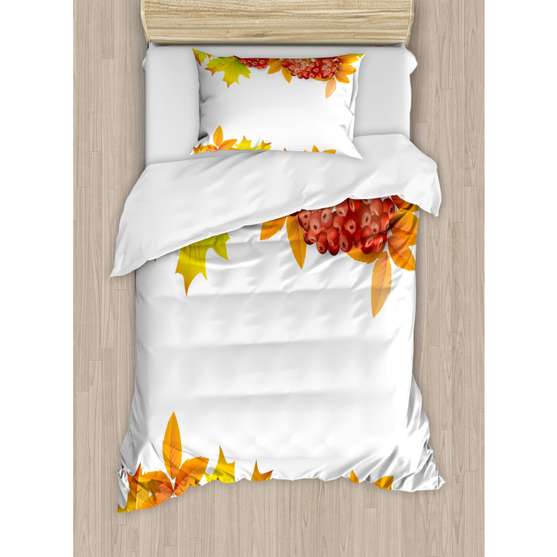 Autumn Branches Border Duvet Cover Set