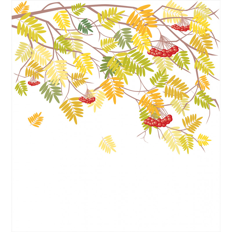 Colorful Vivid Fall Tree Duvet Cover Set