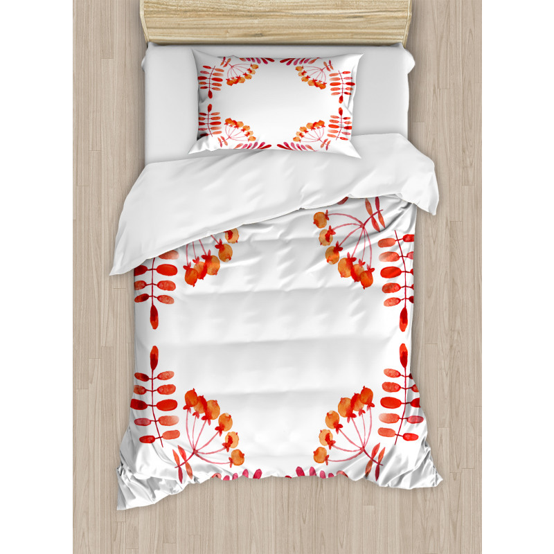 Leaves Fruits Duvet Cover Set