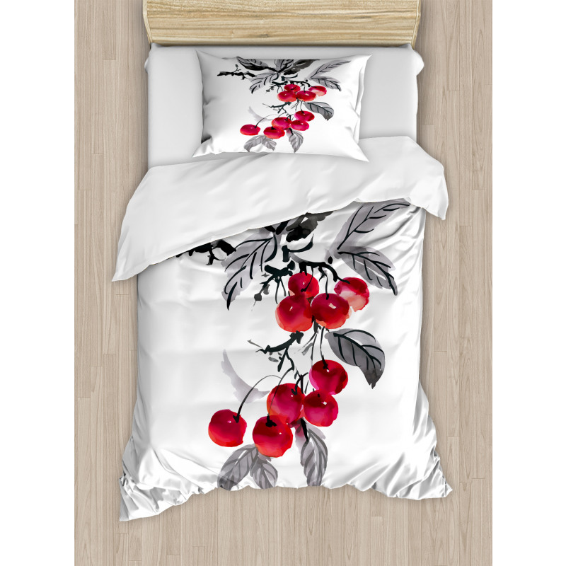 Branch of Rowan Artwork Duvet Cover Set