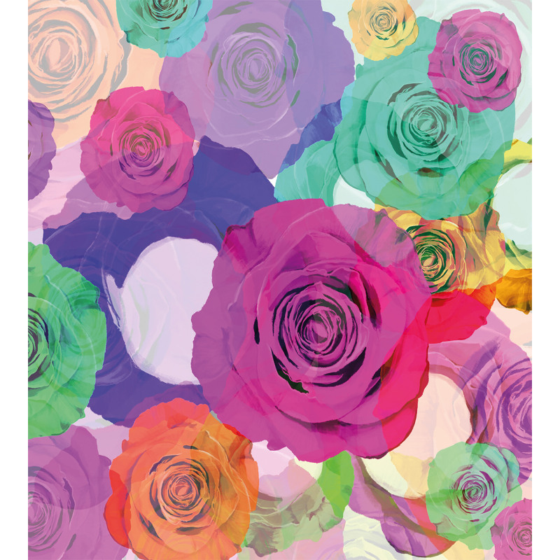 Floral Arrangement Roses Duvet Cover Set