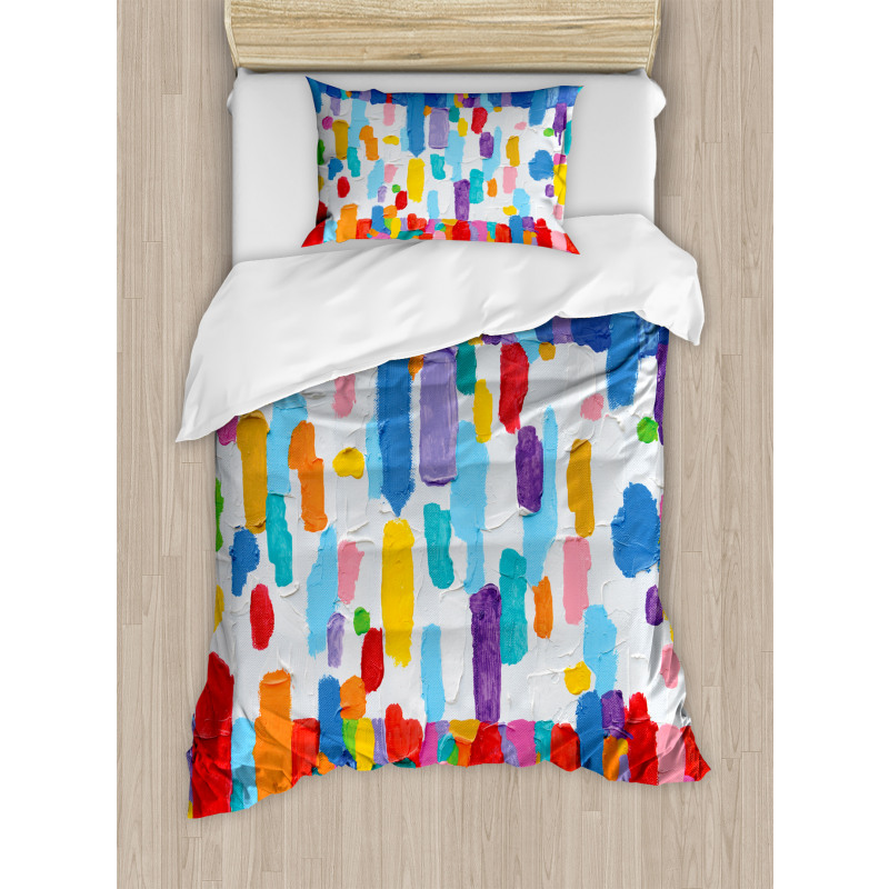 Colorful Abstract Painting Duvet Cover Set