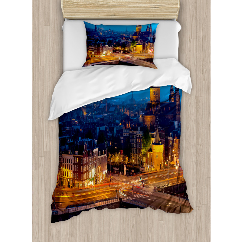 Amsterdam Famous Travel Duvet Cover Set