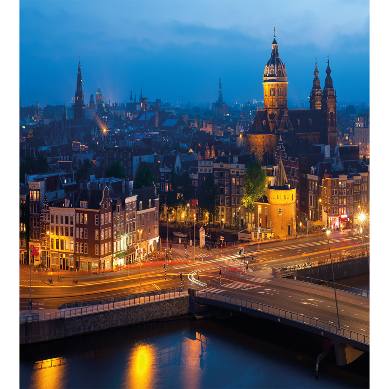 Amsterdam Famous Travel Duvet Cover Set