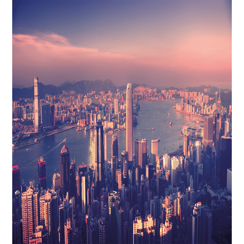 Dreamy Hong Kong Scenery Duvet Cover Set
