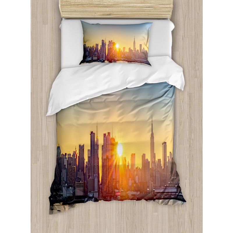 Tranquil Sunrise Midtown Duvet Cover Set