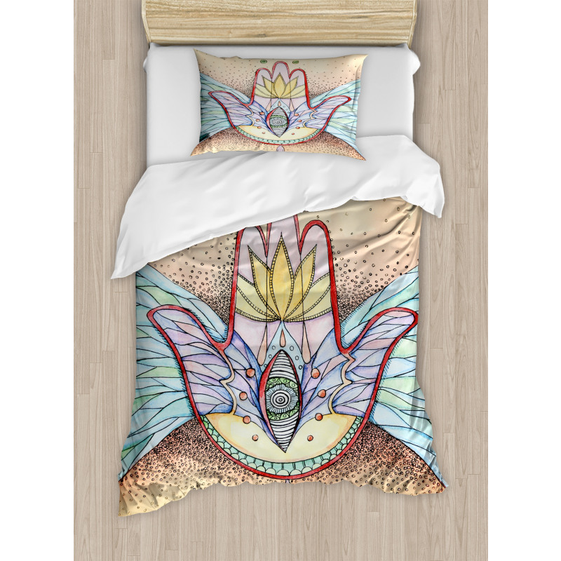 Wings Eye Mystical Duvet Cover Set