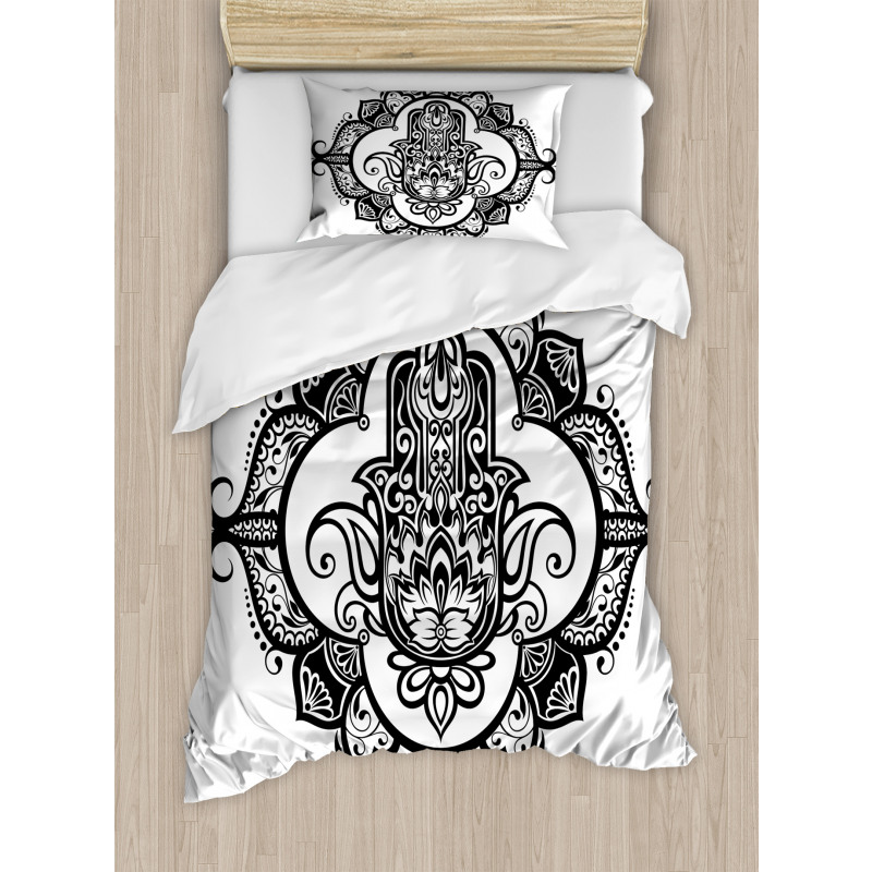 Curvy Antique Design Duvet Cover Set