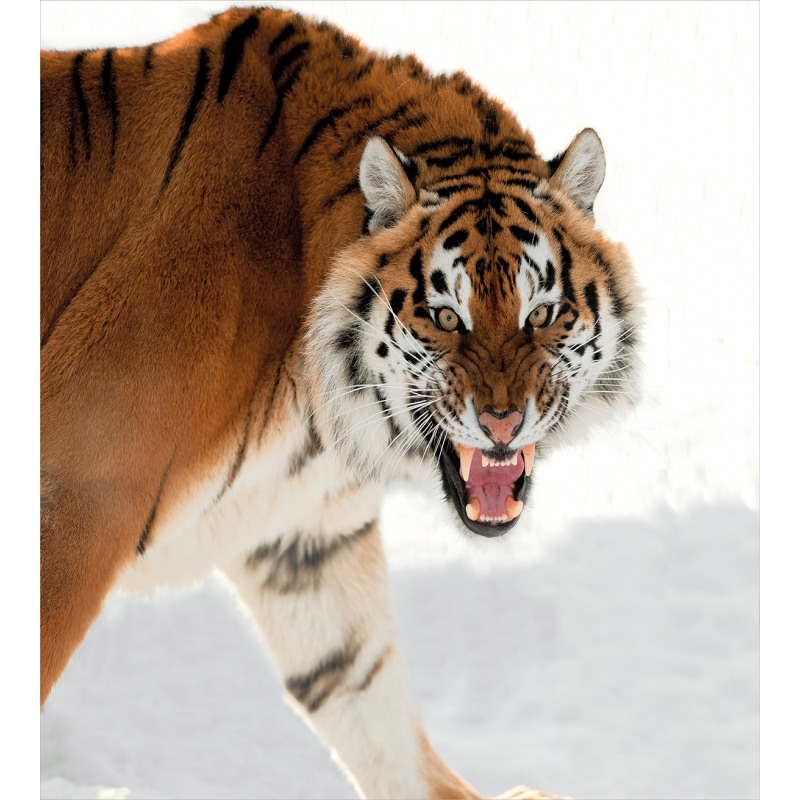 Panthera on Snow Close Duvet Cover Set