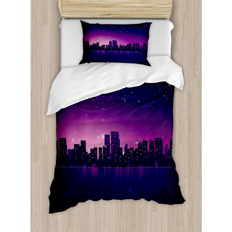 City Skyline Urban Life Duvet Cover Set