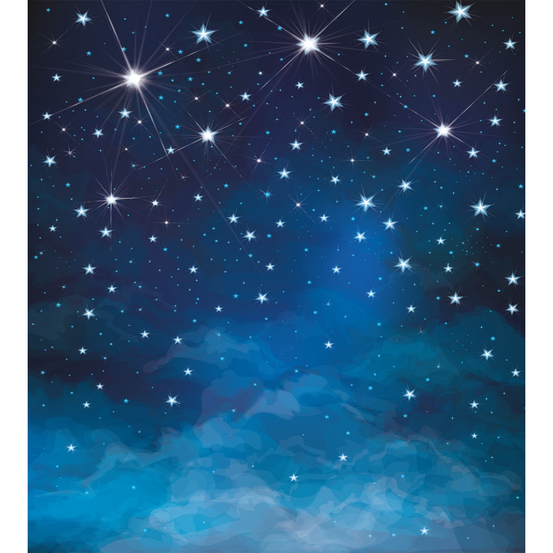 Vibrant Star Ombre Sky Duvet Cover Set