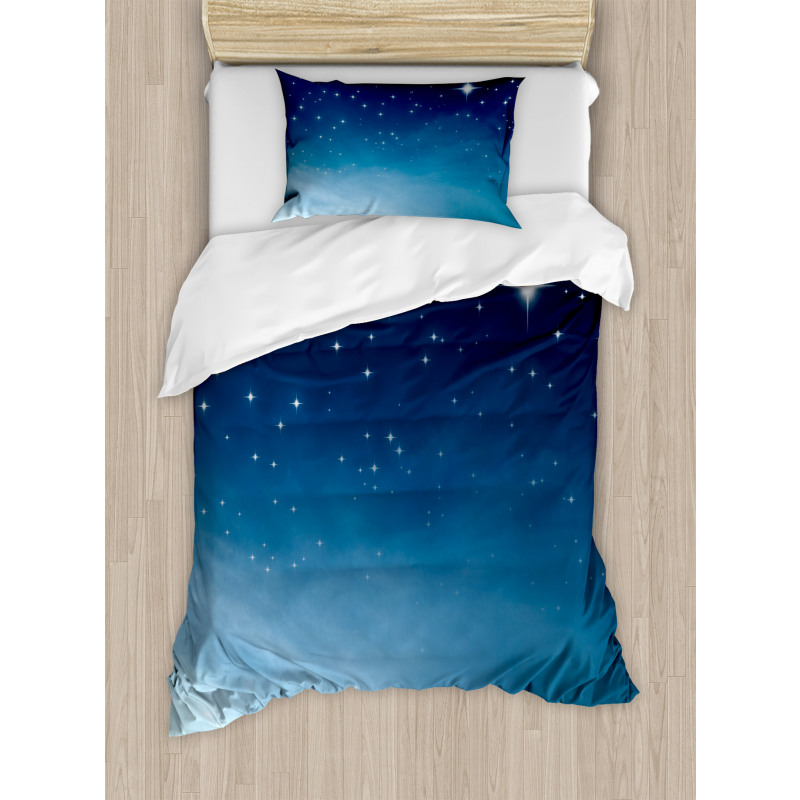 Ombre Sky Universe Cosmos Duvet Cover Set