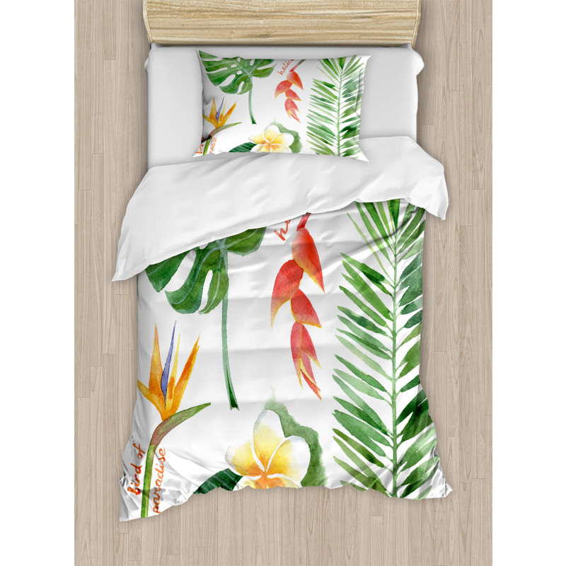 Tropical Flora Duvet Cover Set