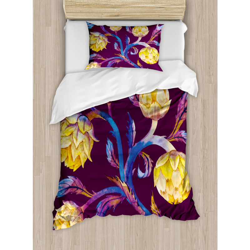 Vibrant Colored Vegan Duvet Cover Set