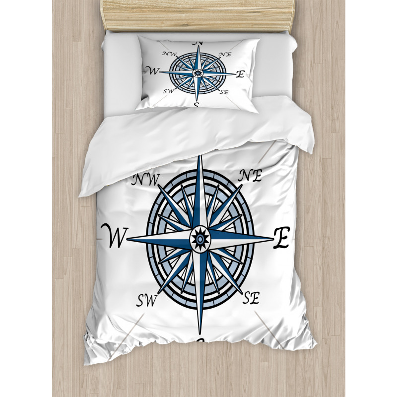 Sea Color Marine Design Duvet Cover Set